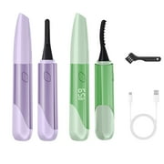 Heated Eyelash Curler Portable Electric LED Display 4 Temperature Rechargeable Long Lasting Curling Portable Makeup Tool for Women